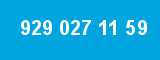 929 027 11 59